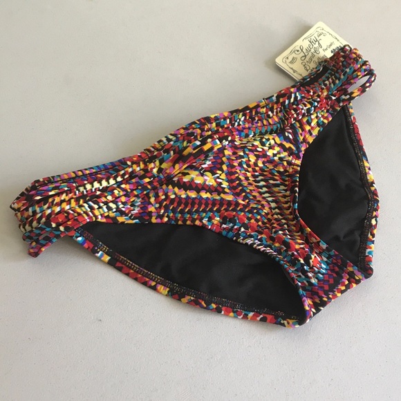 {Lucky Brand} Strappy Hipster Bikini Bottoms - Picture 2 of 6